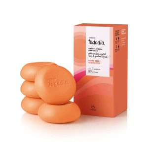 Sabonete em Barra Puro Vegetal Tododia Manga Rosa e Água de Coco (5 unidades)
